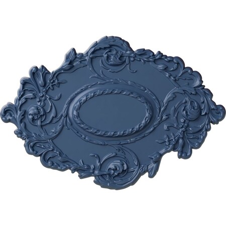 Kinsley Flowing Leaf Ceiling Medallion, Hand-Painted Americana, 30 3/8"W x 20 3/4"H x 1"P
